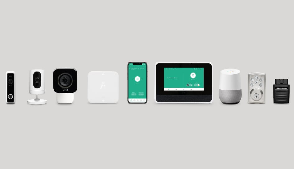 Vivint home security product line in Stockton